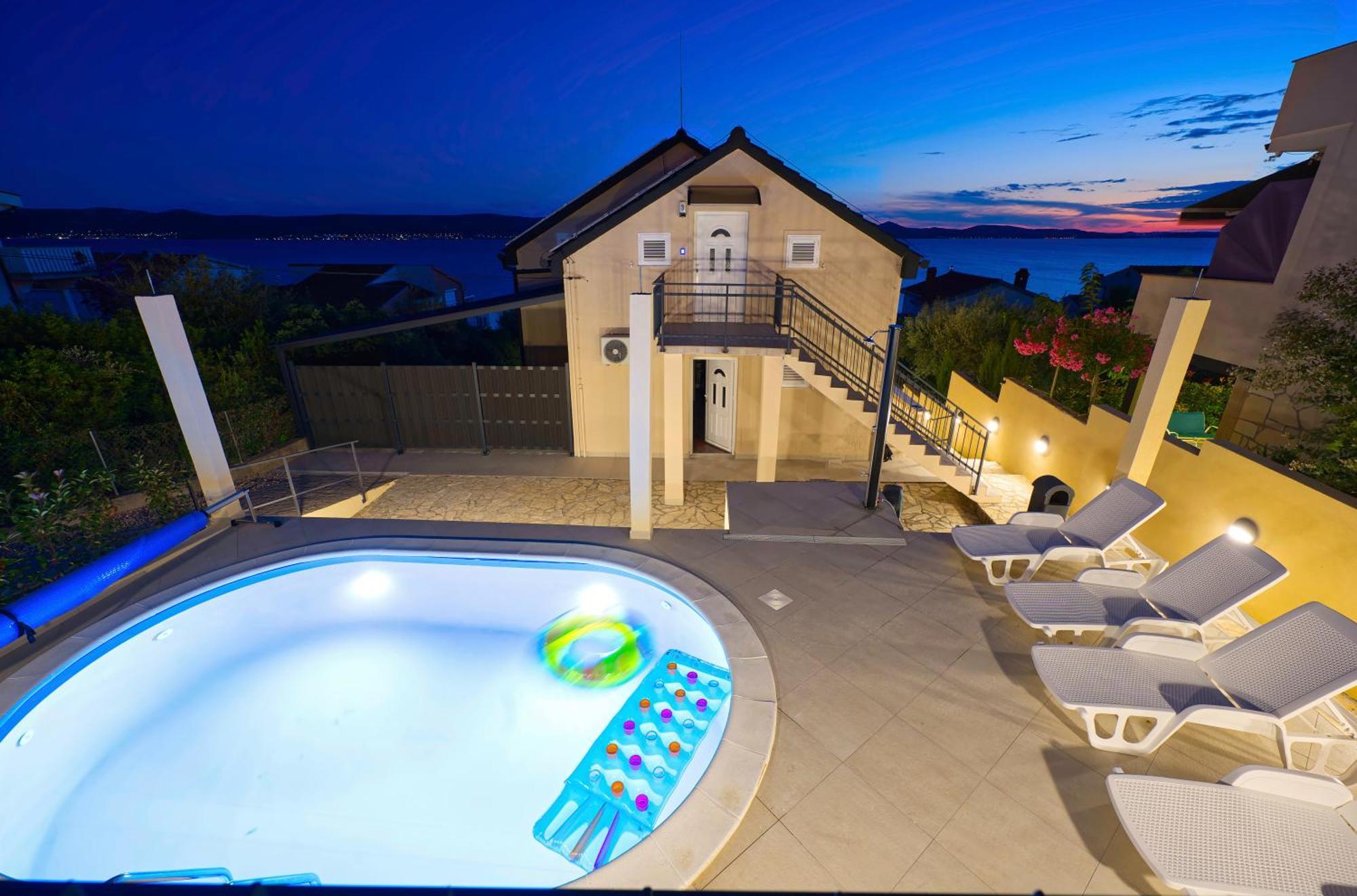 Villa More Sveti Petar Na Moru With Pool And Sea View Exteriér fotografie